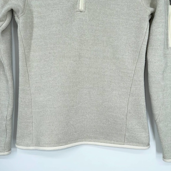 Patagonia Better Sweater 1/4-Zip Fleece Pullover Jacket in Cream - Picture 3 of 9
